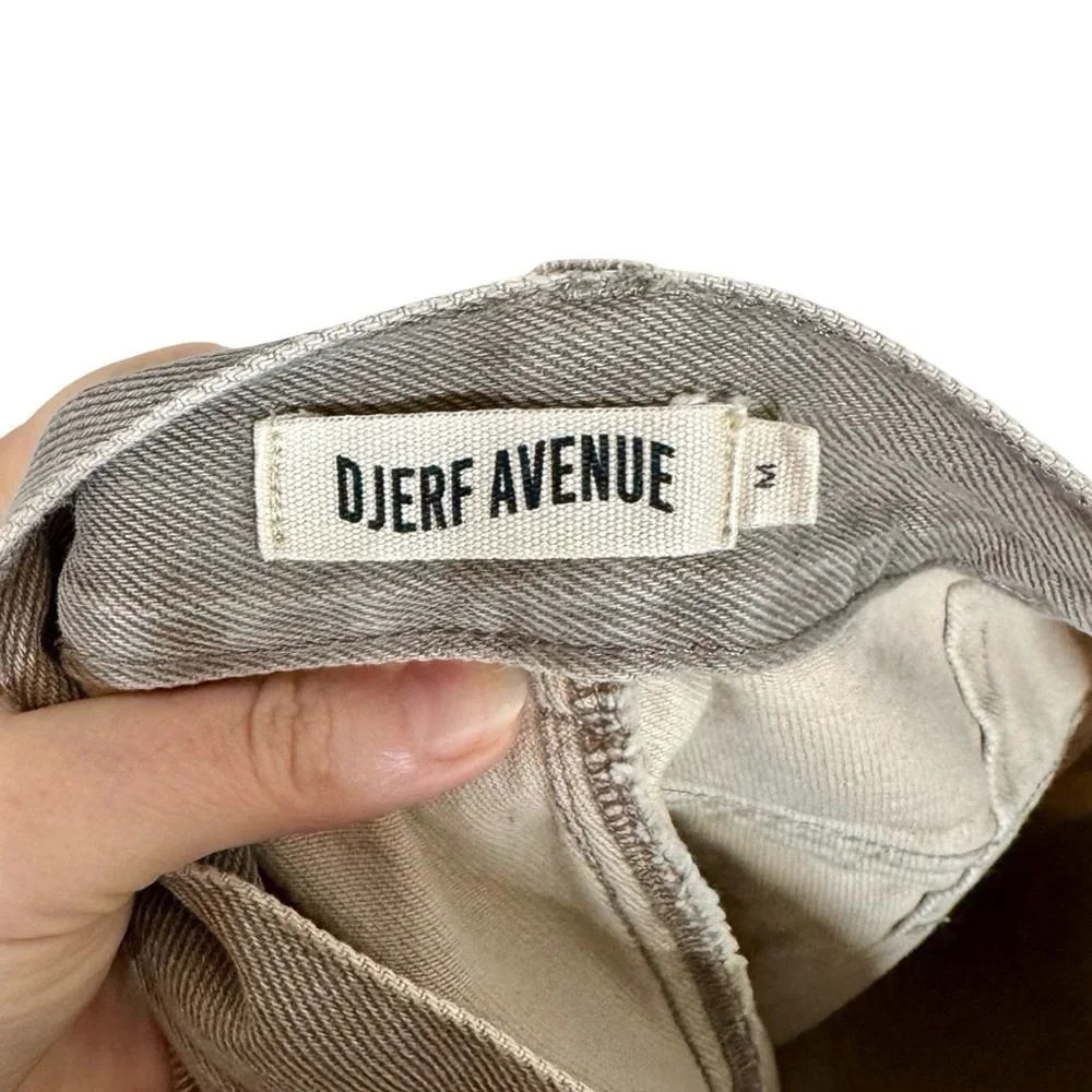 Djerf Avenue Straight-Leg Utility Pants in Taupe - Picture 6 of 14
